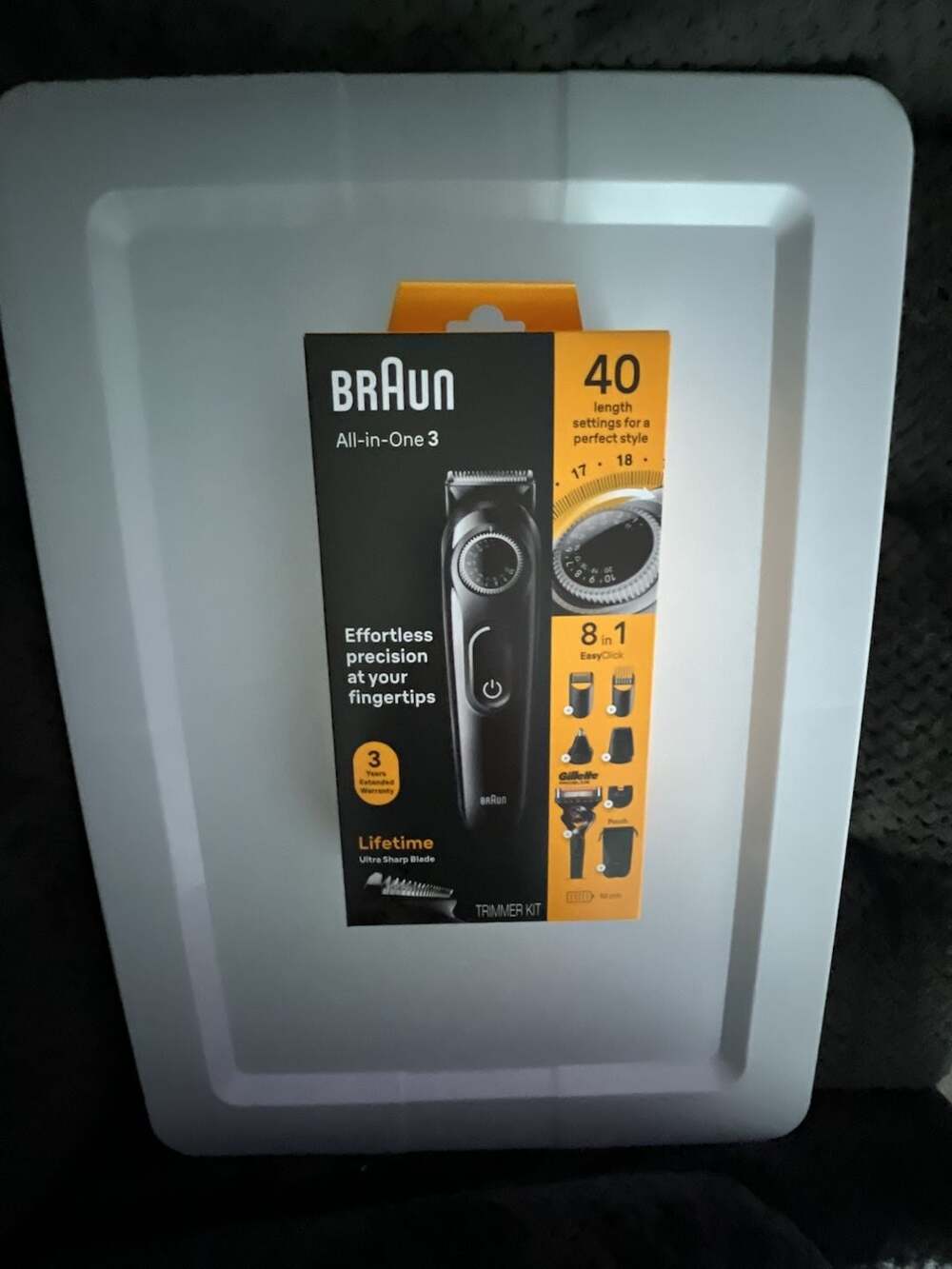Braun All-in-One 3 8-in-1 Trimmer Kit with 40 Length Settings